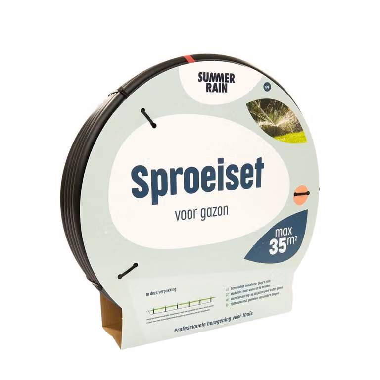Summerrain sproeiset voor een gazon van 35m²