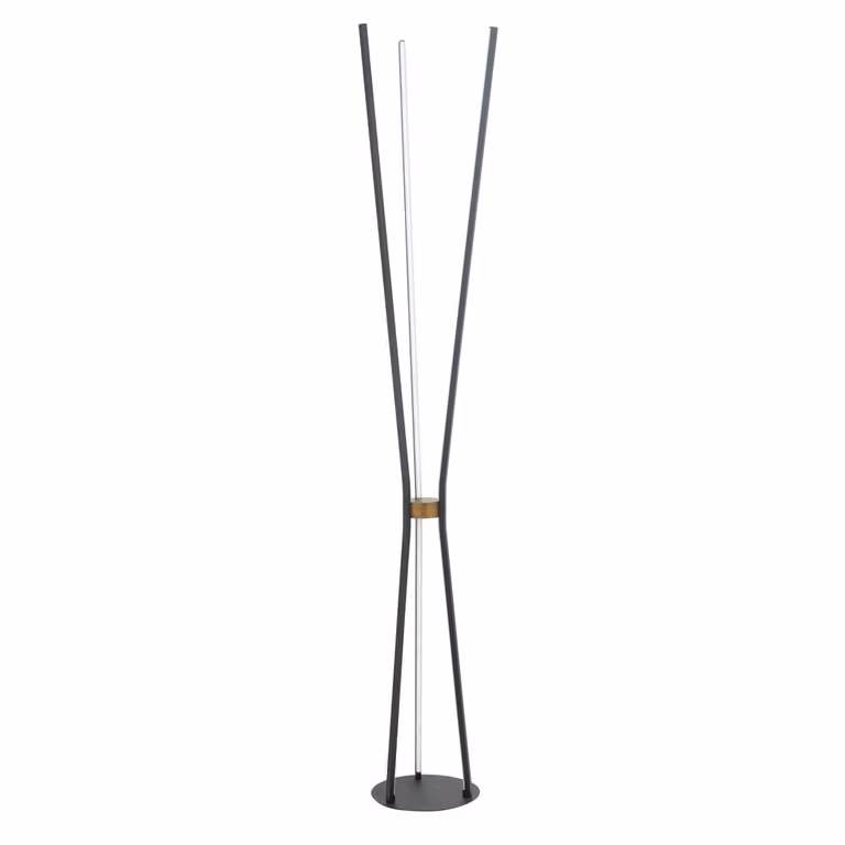 Highlight Vloerlamp Forli zwart metalen modern Hoogte: 165 cm