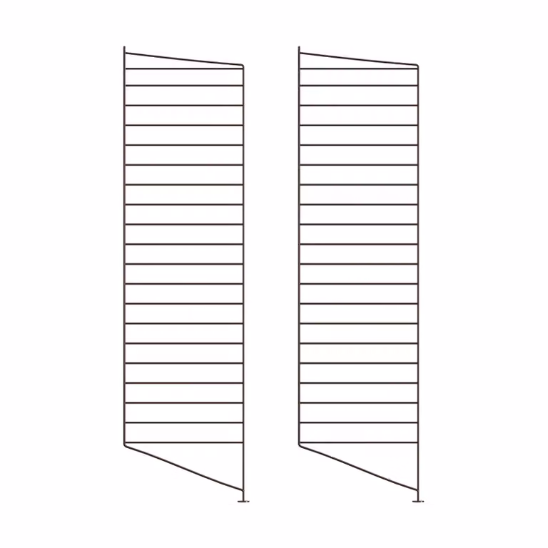 String vloerpaneel Donkerbruin, 2-pack, B: 30 cm, L: 115 cm