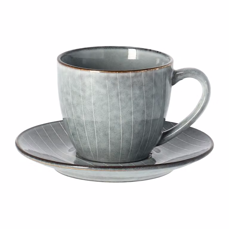 Broste Copenhagen Nordic Sea kop en schotel 8,8 cm