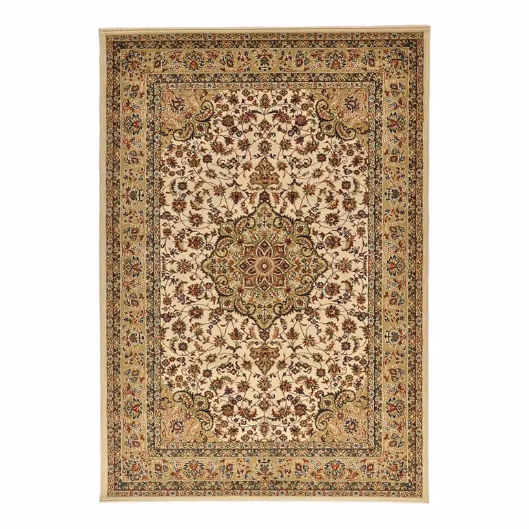 home24 Hamadan laagpolig vloerkleed beige, B/D: 200 x 300 cm