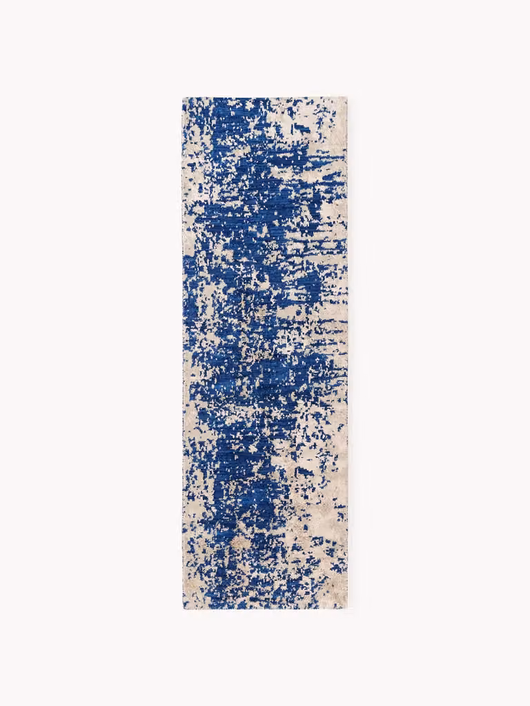 Westwing Collection Cynthia handgeweven wollen loper met abstract patroon