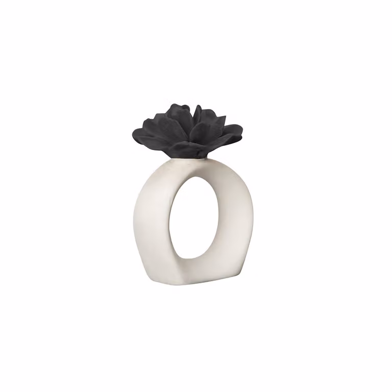 Byon Servetring Water Lily Zwart en Wit