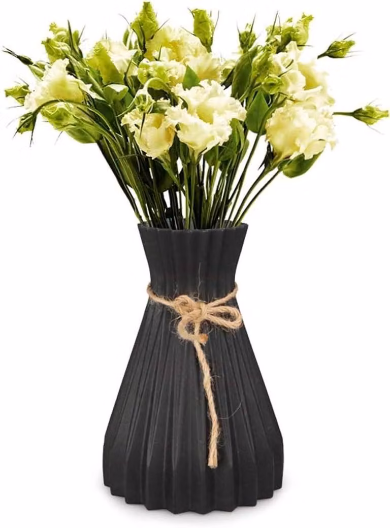 Moderne Plastic Vaas Decoratie Mand Kleur B Hoogte: 17 cm