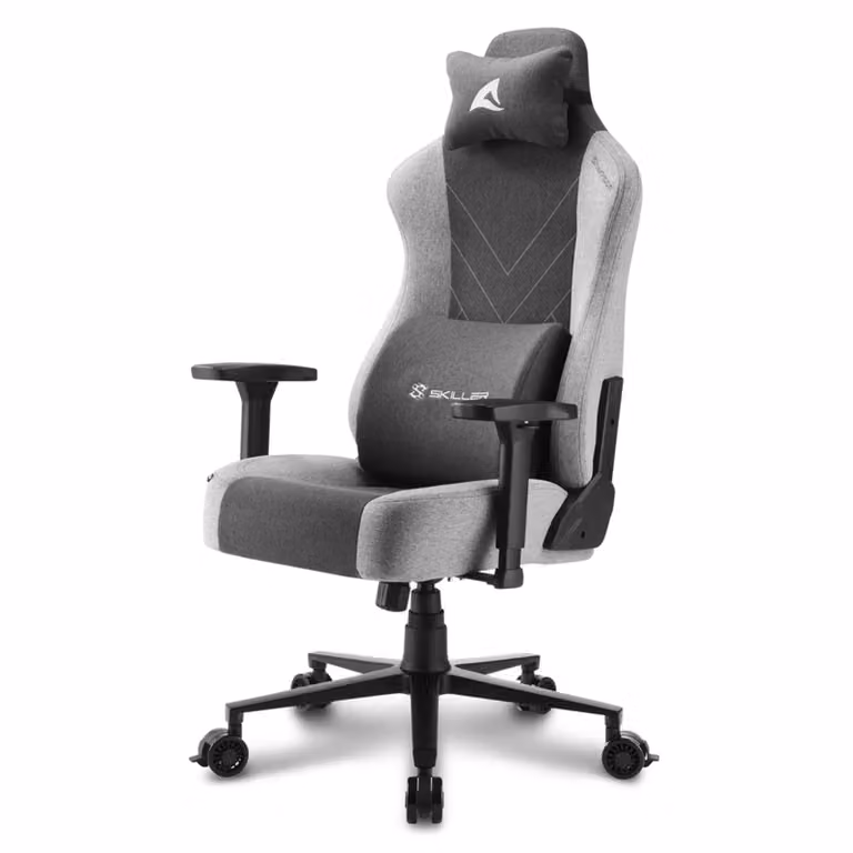 Sharkoon SKILLER SGS30 Gamingstoel met armleuningen - Zwart/Grijs