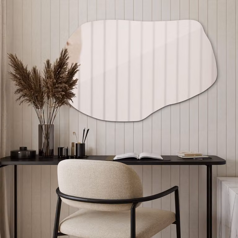 Coloray Organische Wandspiegel - Scandinavische Decoratie - 70 x 45,5 cm