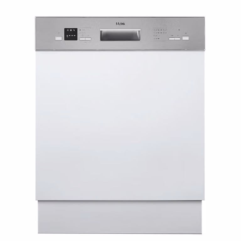 Etna VW47BM Semi-geïntegreerde vaatwasser met Aquastop in wit