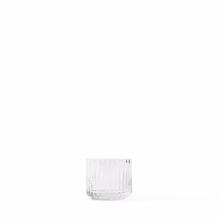 Lyngby Porcelæn Glazen lantaarn Helder Ø6,7 cm