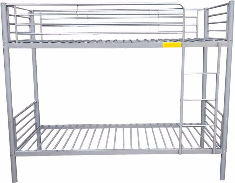 Belfurn stapelbed van metaal voor kinderen, twinbed, 90 x 200 cm