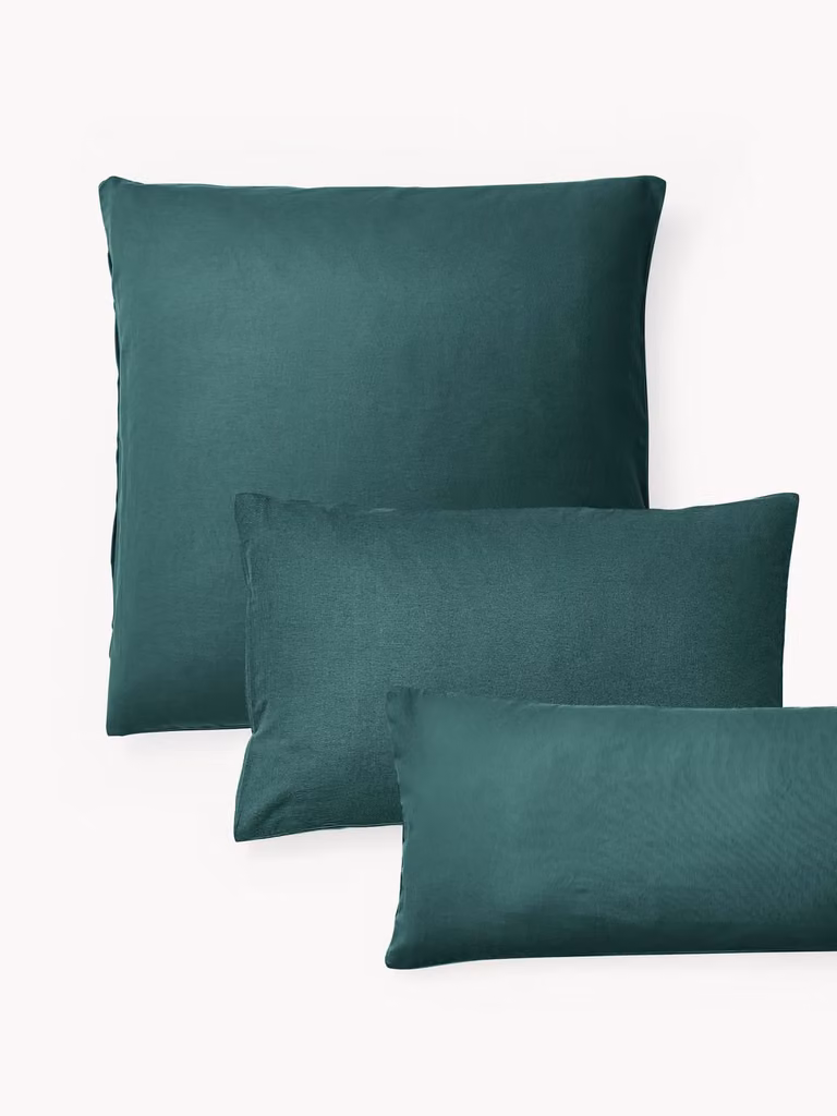 Westwing Collection Flanellen kussenhoes Biba 80x80 cm