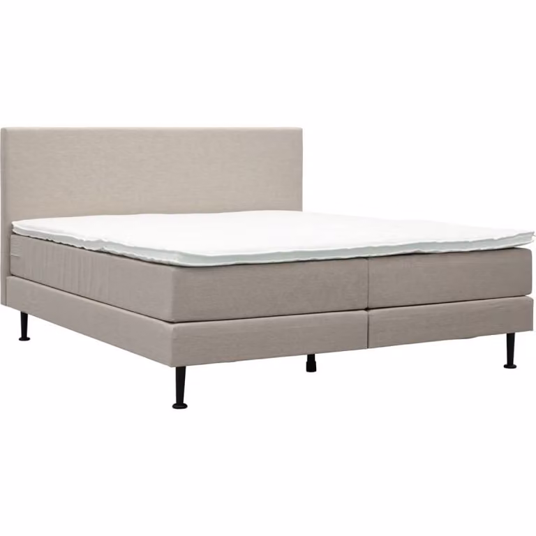 Budget Home Store Boxspring Nora Gestoffeerd Bed voor Volwassenen