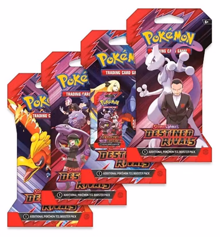 Pokémon TCG Scarlet & Violet: Destined Rivals Booster Pack met 10 kaarten