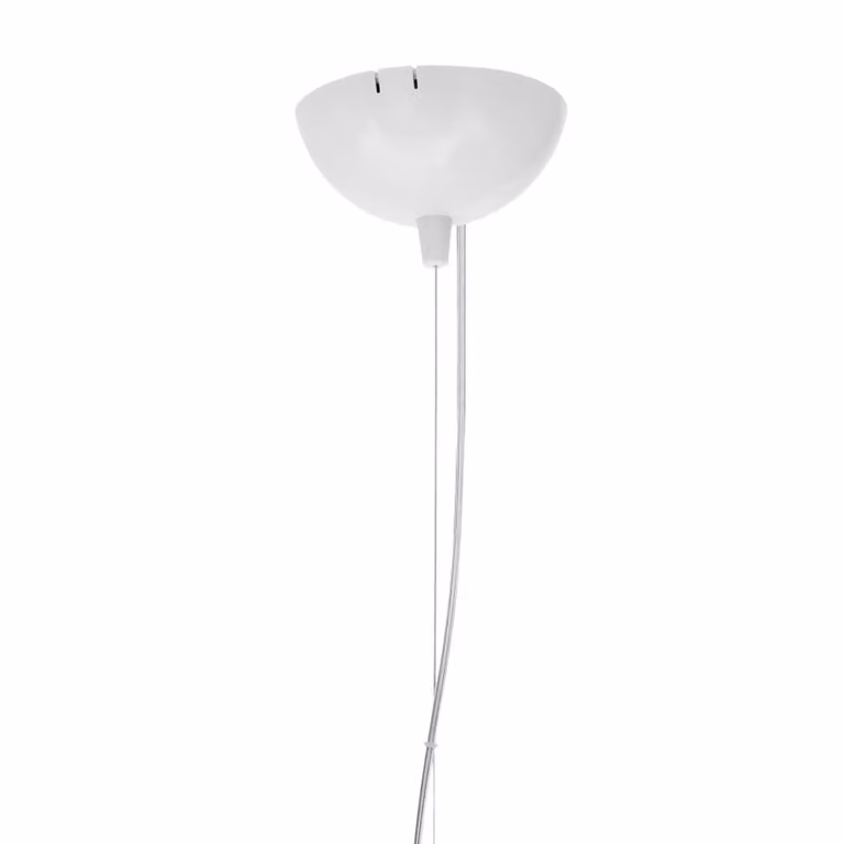 Kartell Bellissima hanglamp, glanzend wit, kunststof designerlamp voor woonkamer of eetkamer