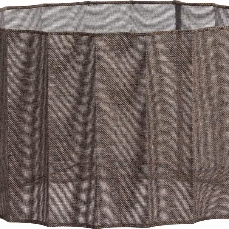 Light & Living Lampenkap Disli vierkant bruin linnen B/D/H: 40 x 40 x 25 cm