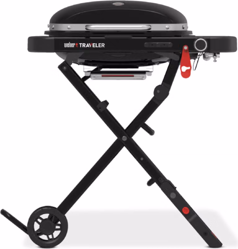 Weber Traveler Gasbarbecue voor in de tuin met 1 zone en 1548 cm² grilloppervlak
