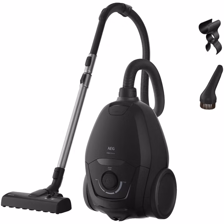 AEG VX83-2EBR Stofzuiger met zak, Zwart, 600 W, 3,5 liter