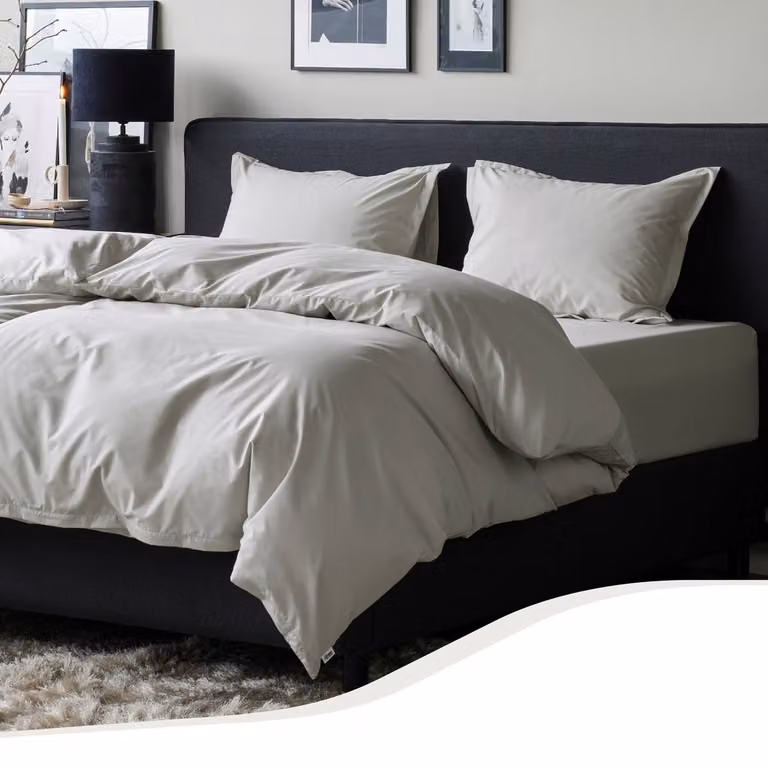Tempur Home Topper Hoeslaken Nature - Egyptisch katoen - 180 x 200 x 9 cm