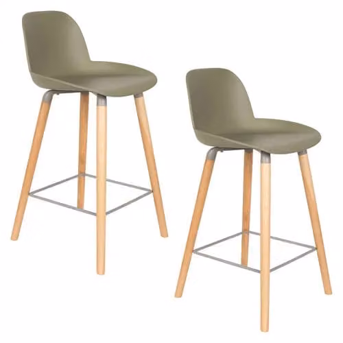 Zuiver Albert Kuip counter barkruk set van 2