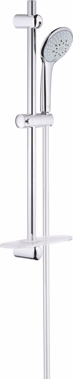 Grohe Euphoria doucheset Champagne met zeepbakje en chroom afwerking, 600 mm slang 1750 mm, 27232001