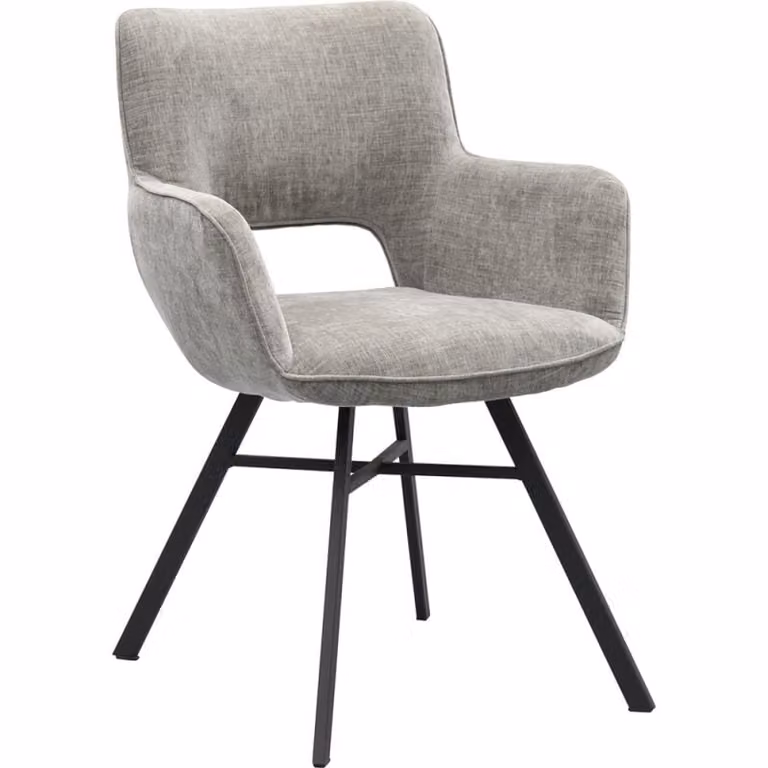 Eetkamerstoel Manon Ash met armleuningen van Budget Home Store