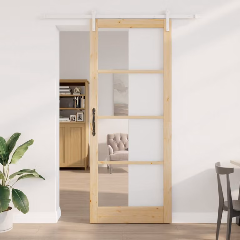 vidaXL Schuifdeur ORKDAL Naturel B: 93 cm, H: 232 cm