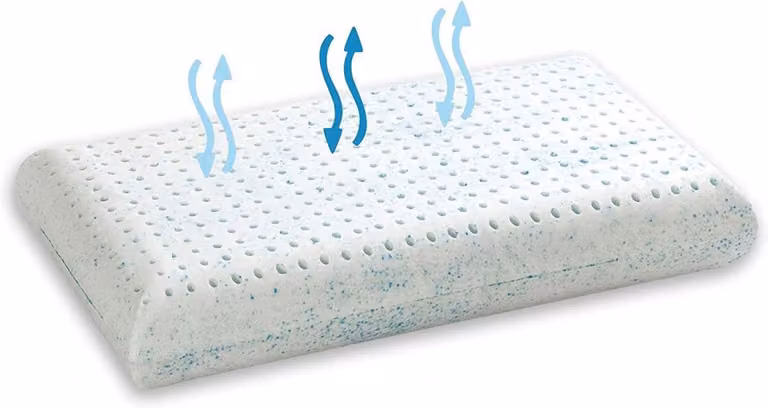 Ademend Latex en Gel Kussen voor Optimale Slaapcomfort - Hoogte: 13 cm