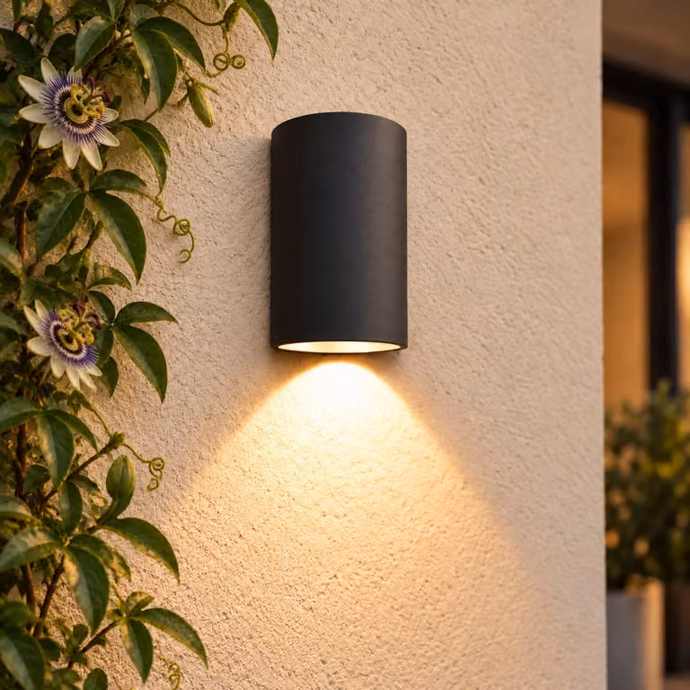 Artdelight Brody Buitenlamp Downlight - Zwart - Aluminium