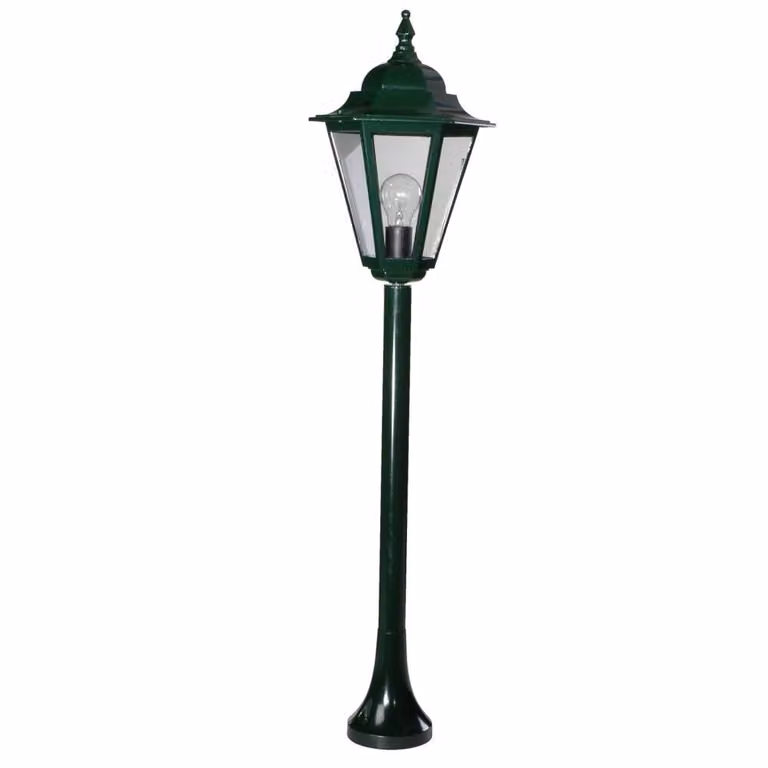 Klassieke tuinlamp Teccia Franssen, antiekgroen, Hoogte: 102 cm