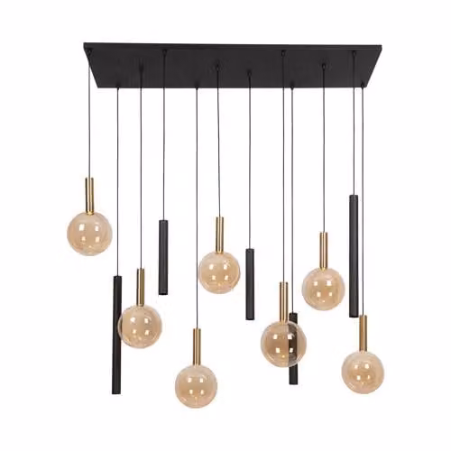Lucide Josiane Hanglamp - Zwart - 12-lichts G9 - Modern Design