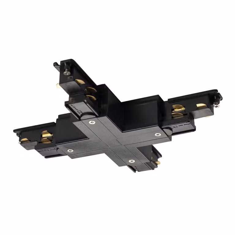 SLV S-Track DALI X-verbinder kruiskoppeling zwart dimbaar