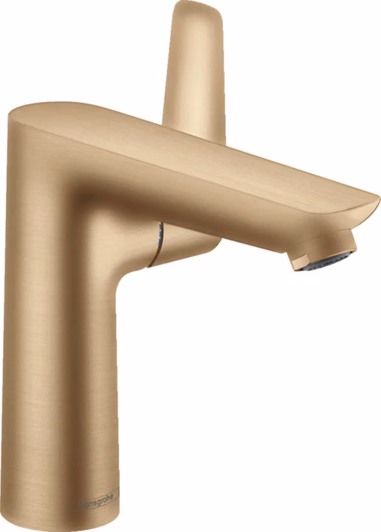 Hansgrohe Wasbakmengkraan Talis E met afvoerputje G 1 1/4 inch, geborsteld