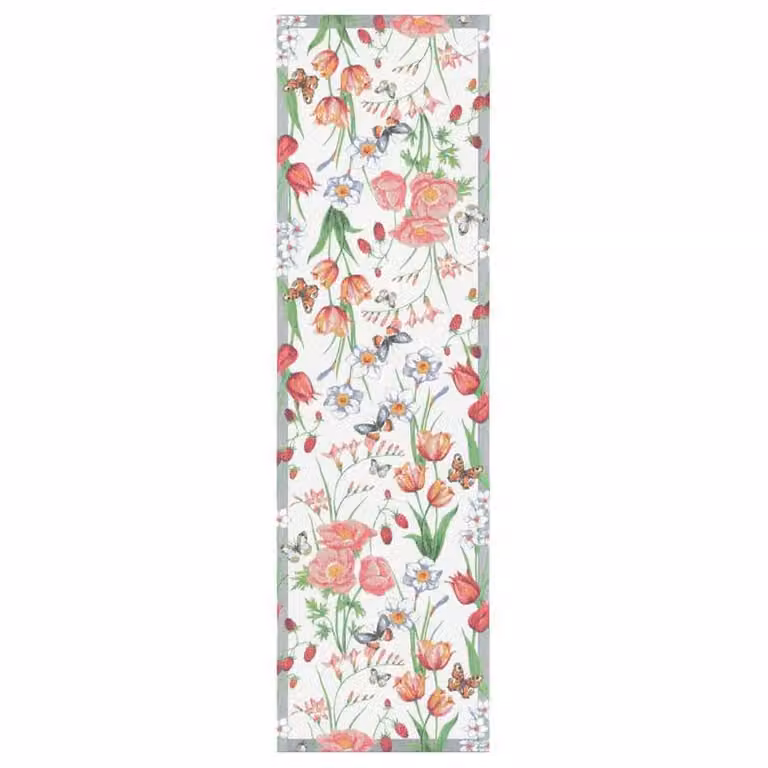 Ekelund Linneväveri Vårfröjd tafelloper Multi B/D/H: 35 x 120 cm