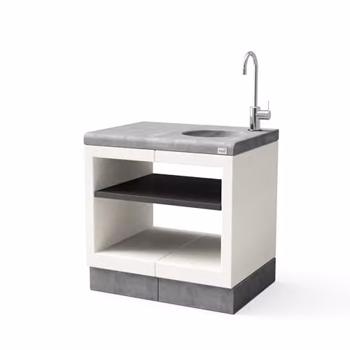 Movelar Kitaway Inbouwspoelbak Grill
