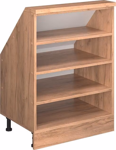 Vicco R-Line Keukenkast voor schuine wand, Eik Goud, 60 cm