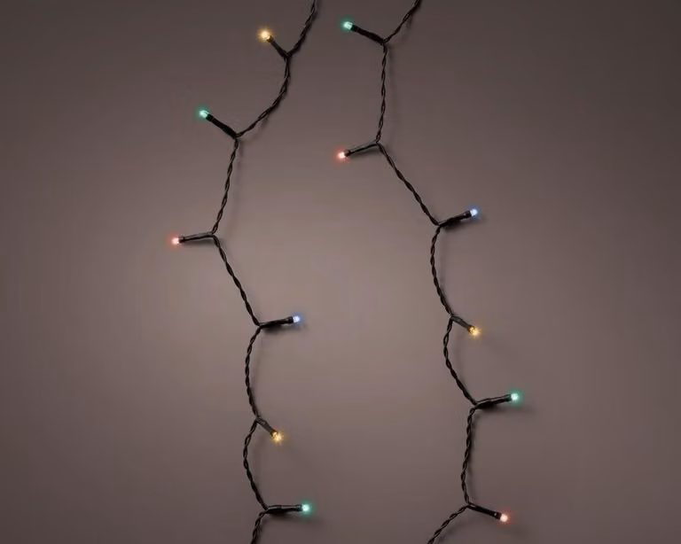 Lumineo LED Twinkle Kerstverlichting Multicolour met 96 lampjes
