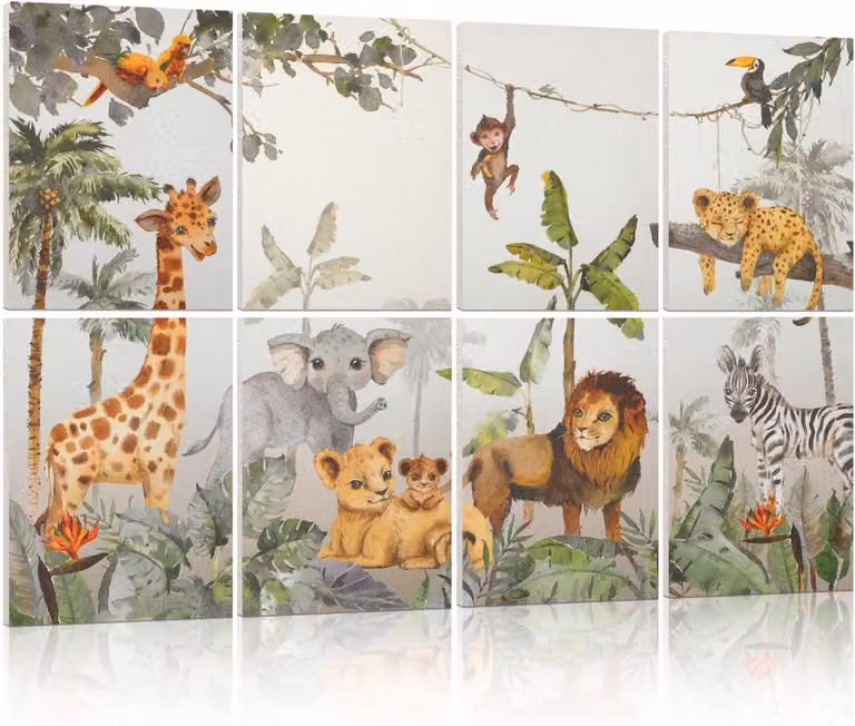 Akoestische Panelen voor Geluidsdemping en Absorptie (8 stuks) - Decoratief voor Studio & Kantoor