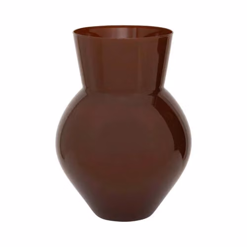 Urban Nature Culture glazen vaas Ryota rood, Hoogte: 34 cm