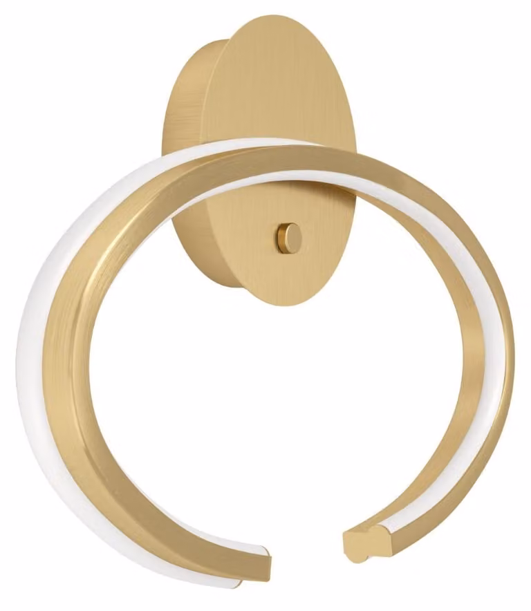 Eglo Design wandlamp goud/messing met CCT LED-module B: 40 cm, H: 24 cm, D: 6 cm