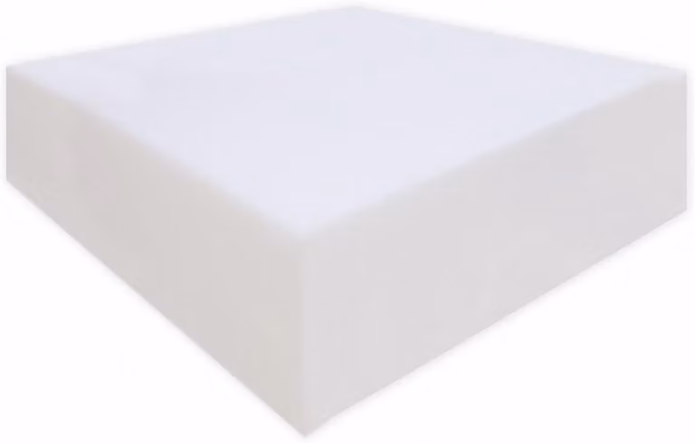 Wit Schuimstof Verpakkingsschuim Isolatiemateriaal B: 100 cm, D: 200 cm, H: 5 cm