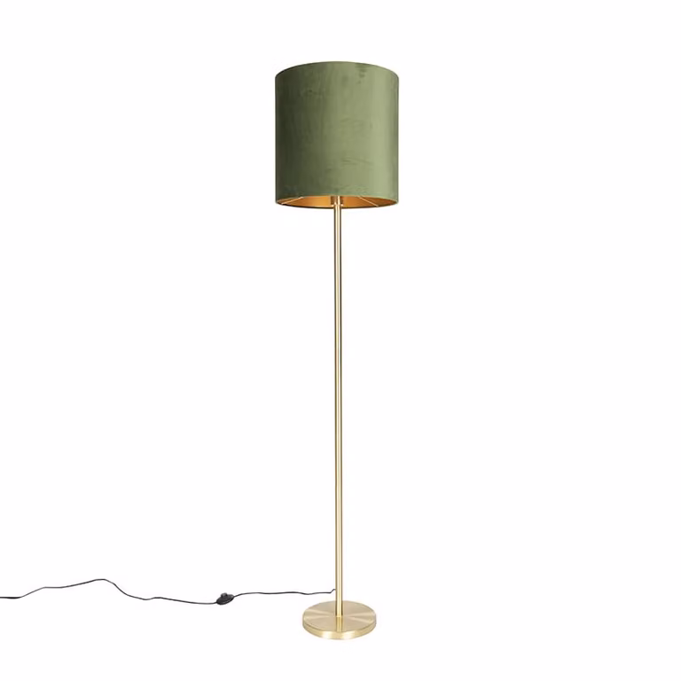 Qazqa Vloerlamp voor woonkamer en slaapkamer