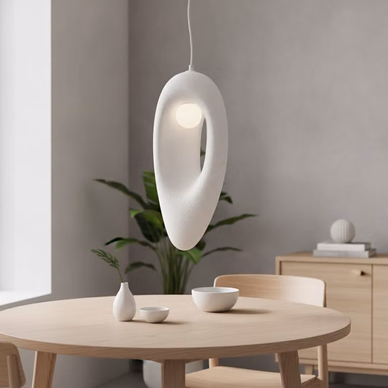 Lyora Natuurlijke hanglamp Tempus wit 48 cm
