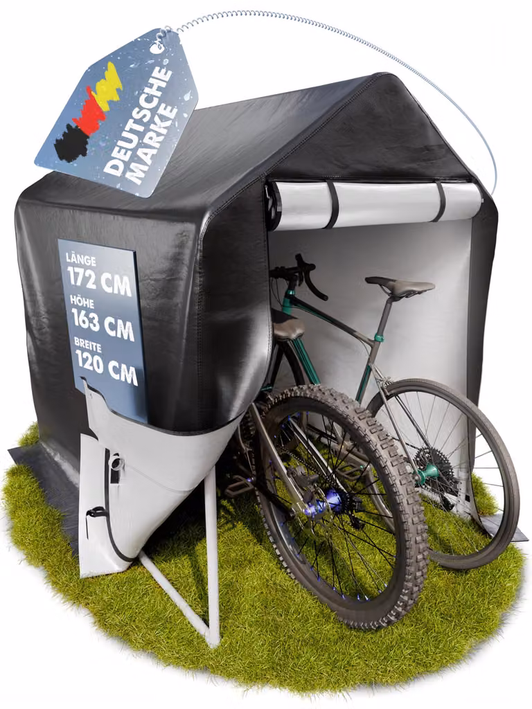 Lustrens Fietsgarage Tent, Waterdicht, B/D/H: 172 x 163 x 120 cm
