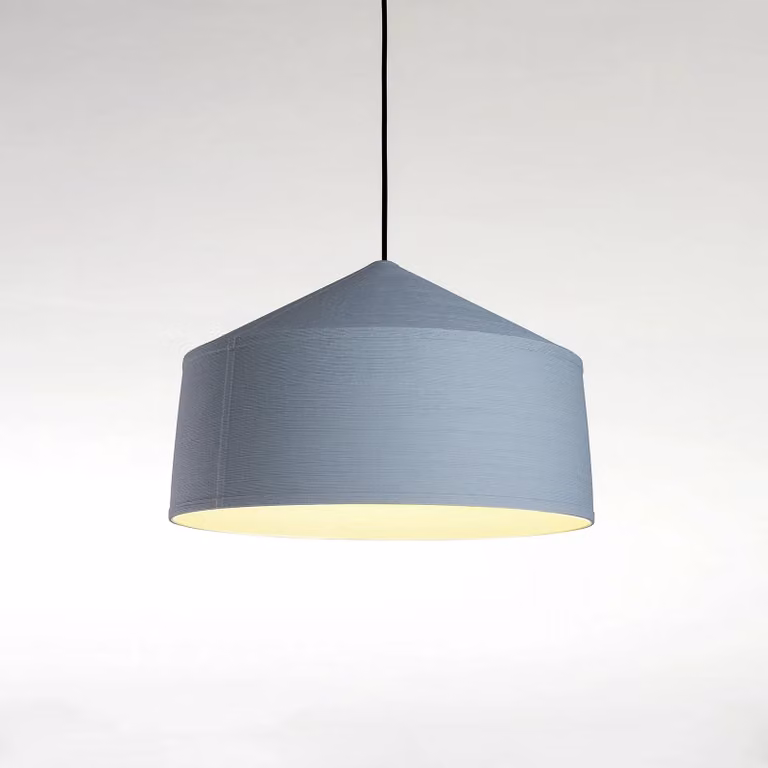 Marset Zenc Hanglamp Sky Blue - Cilinder vorm - Kunststof