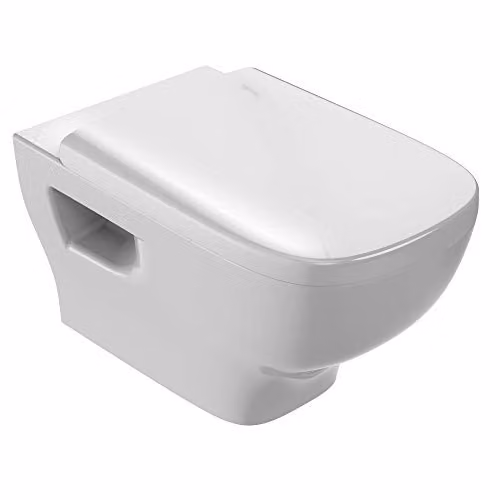 Jacob Delafon Struktura hangtoilet zonder flens inclusief wc-bril - Wit