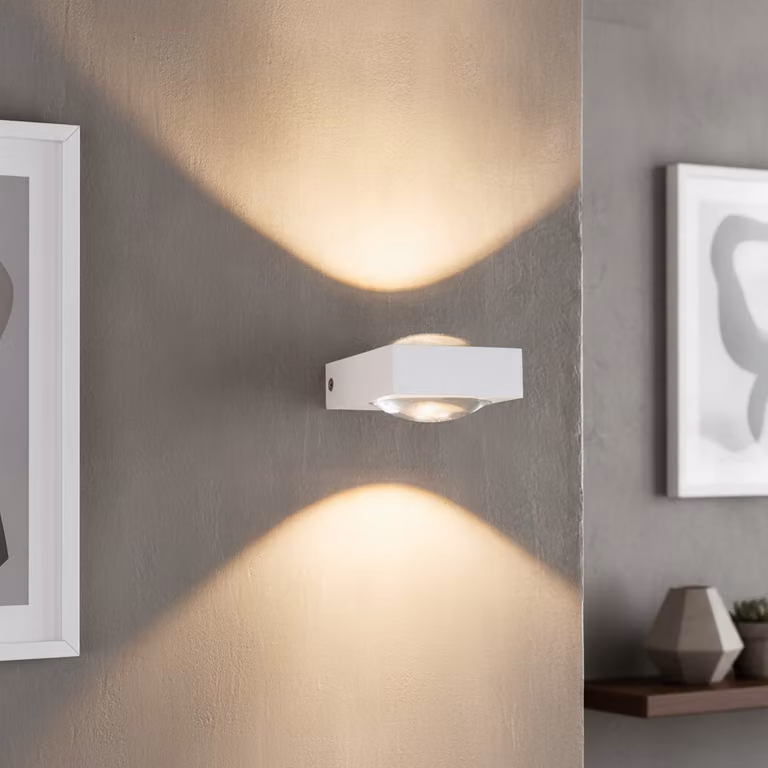 Artdelight Led muurspot Jena wit 2x3W 2700K warm wit
