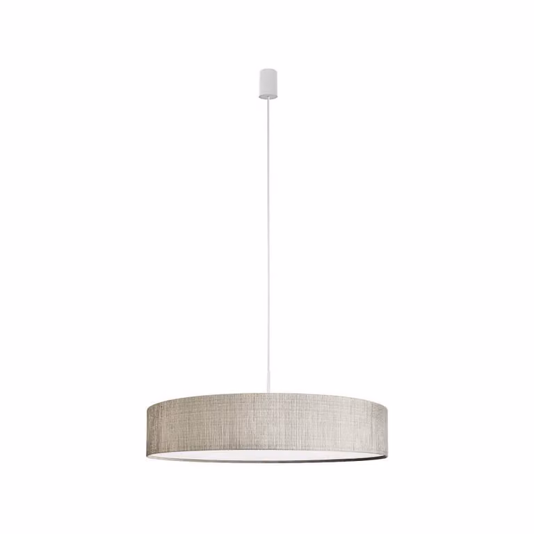 Lyora Grijze Hanglamp Turda met Textiel - Ø 65 cm