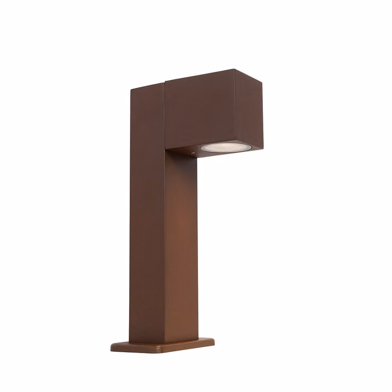Qazqa Industriële tuinbollard vloerstaande buitenlamp met downlight effect