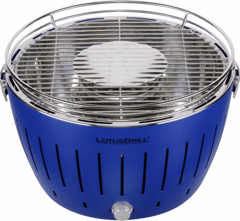 LotusGrill G34 U Blau Charcoal Tabletop Grill