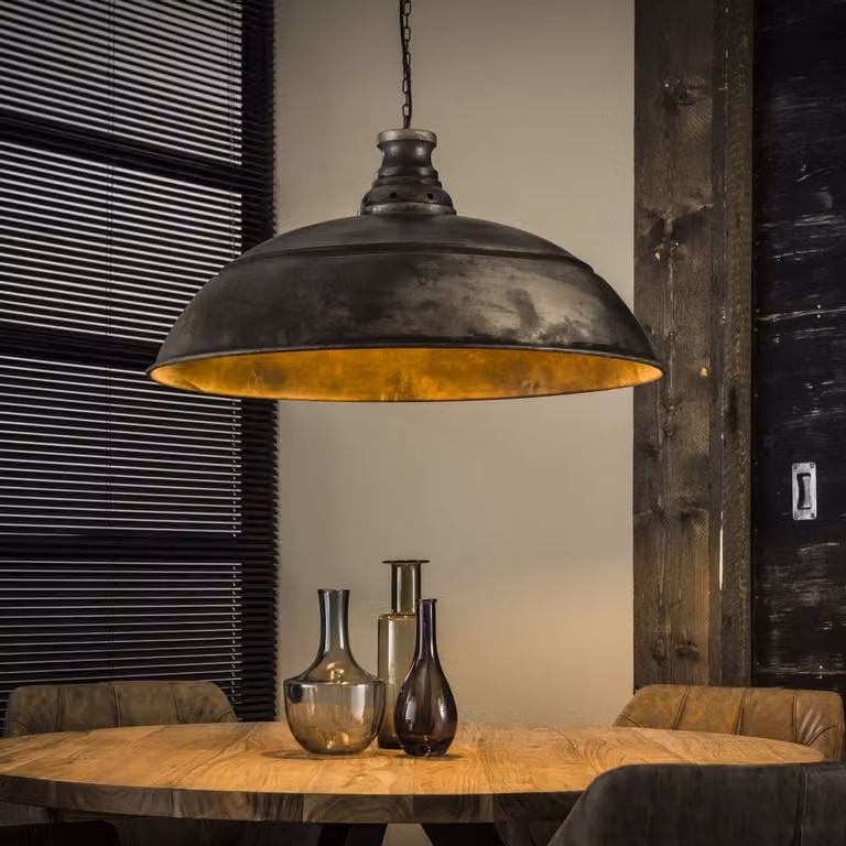 Lyora Industriële Hanglamp Zilver Ø 80 cm
