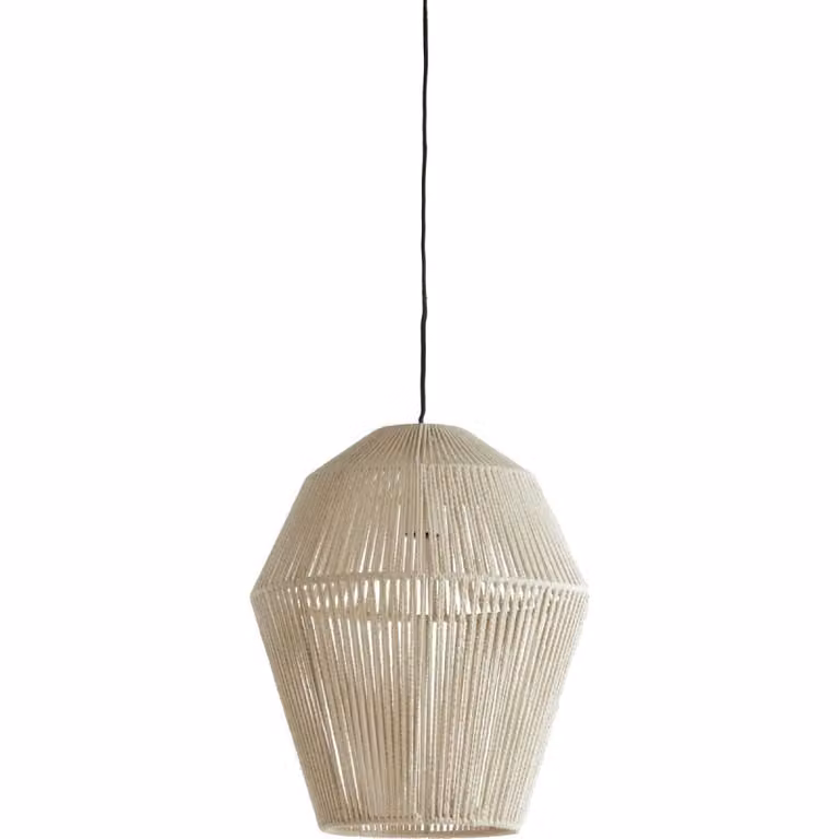 Light & Living Scandinavische hanglamp Deya beige Ø38 cm